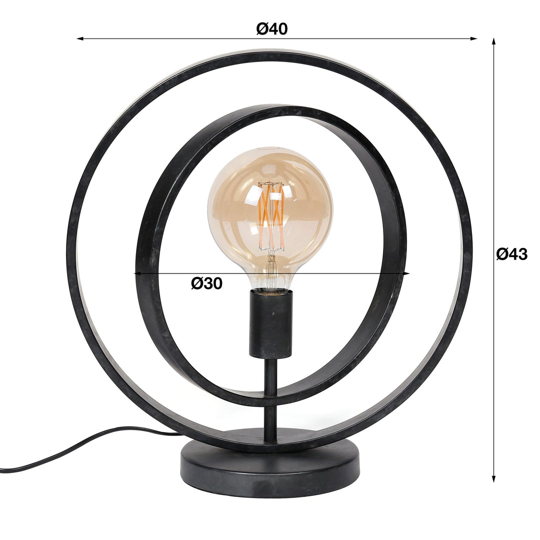 Tafellamp Turn Around | Charcoal