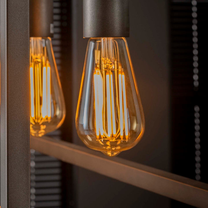 Lichtbron LED Filament Druppel | Amberkleurig Glas