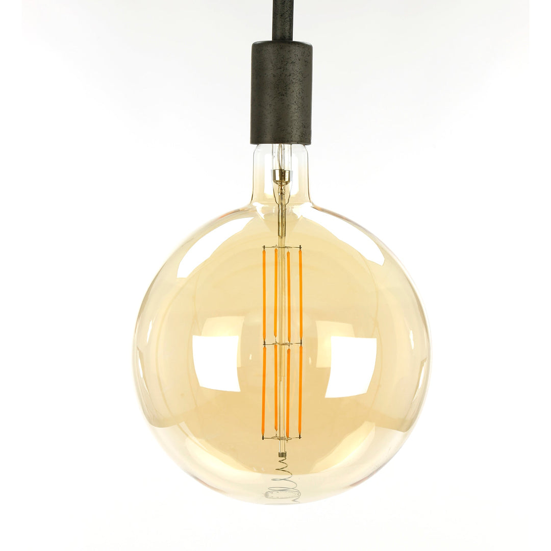 Lichtbron LED Filament Bol Ø20 | Amberkleurig Glas