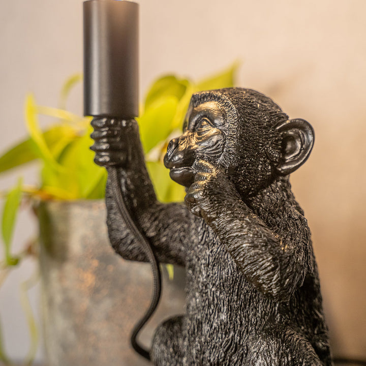 Tafellamp Monkey | Zwart 23,5